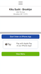 Mobile Screenshot of brooklynkikusushi.com
